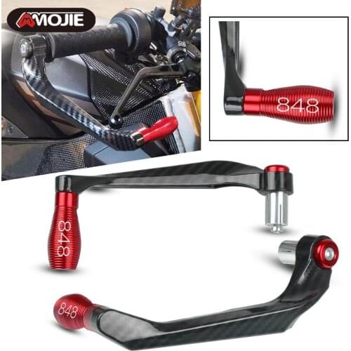 22mm 7/8" Universal Motorcycle Handguard Brake Clutch Lever Protector Hand Guard For Ducati 848 848 EVO 2007-2013 2008 2009-2012