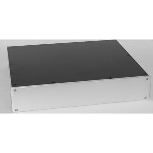 WA119 Aluminum enclosure Preamp chassis Amplifier case/box size 350*425*80mm