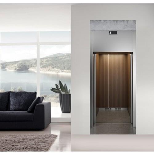 3D DIY Unique Simple Elevator Door Wall Sticker Waterproof Wallpaper Art Mural Poster Bedroom Home Decoration Removable Decals