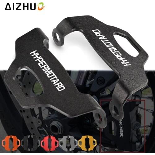 Motorcycle Accessories FOR Ducati Hypermotard 950 RVE 2020-2021 950 SP Front Brake Caliper Guard Cover Protection Aluminum LOGO