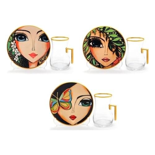 Drop Handles Tea Set 12 pieces Numi