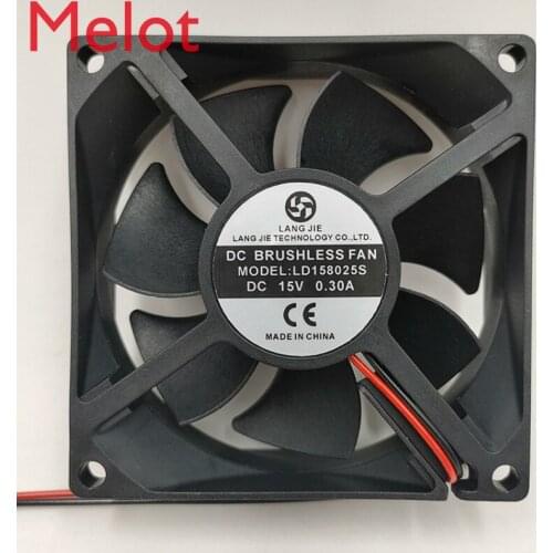 D158025s 15V 0.3A diameter 8cm cm x7-250 small electric welding machine large air volume cooling fan