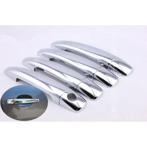 FUNDUOO FOR CITROEN C4 C4 PICASSO C6 PEUGEOT 207 308 407 CHROME DOOR HANDLE COVER TRIM Free Drop Shipping