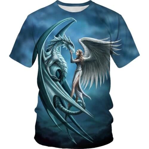 Summer new style cosmic starry sky game mens 3D digital printing high-quality fashionable and comfortable O-neck T-shirt