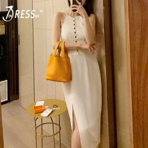 INDRESSME Summer Dresses With Sleeves