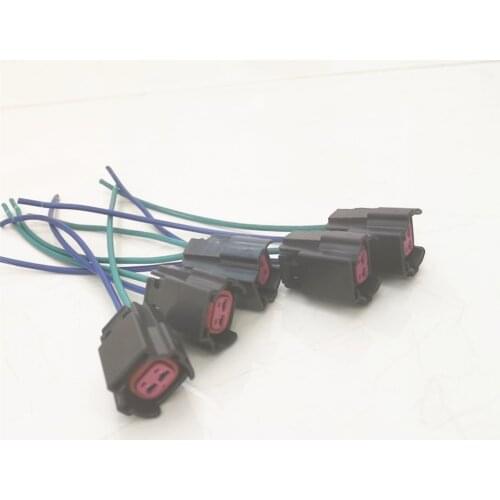 5/10/20/30/50pcs 2Pin Domestic Quality Fuel Injector Plug Connector Housing For Audi A6 C5 For Volkswagen Skoda 06A973722