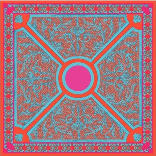 2021 Summer 100% Silk Scarf Shawl Foulard 14mm 35"x35" Hand Rolled Edges