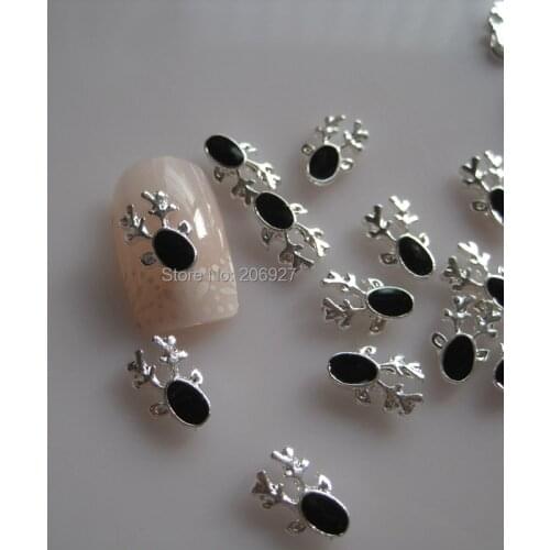 MD-731 10pcs Fancy Christmas Deco Metal Charms Metal Deco Charms Nail Art