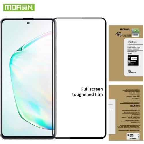 Mofi Colorful Full Cover Tempered Glass For Samsung Galaxy A01 A51 A71 A81 A91 M10 M20 m30 M40 M40S M60S M80S Screen Protector