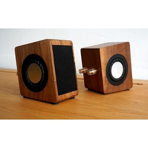 2-inch 3-inch 4-inch Passive Small Speaker Solid Wood Desktop Hifi Computer Speaker 2.0 Full Frequency coaxial speaker 1 Pair