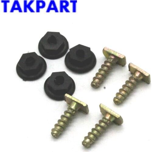 TAKPART FRONT REAR WHEEL ARCH TRIM CLIPS PLASTIC NUTS & METAL SCREWS FOR VAUXHALL CORSA C