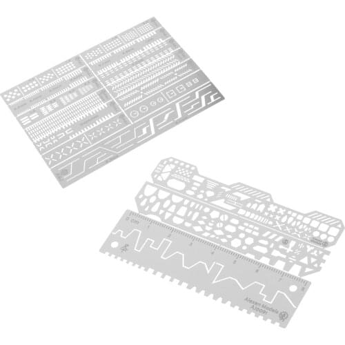 Gundam Craft Carving Auxiliary Ruler Detail Maker Scribe Line Engraved Tool
