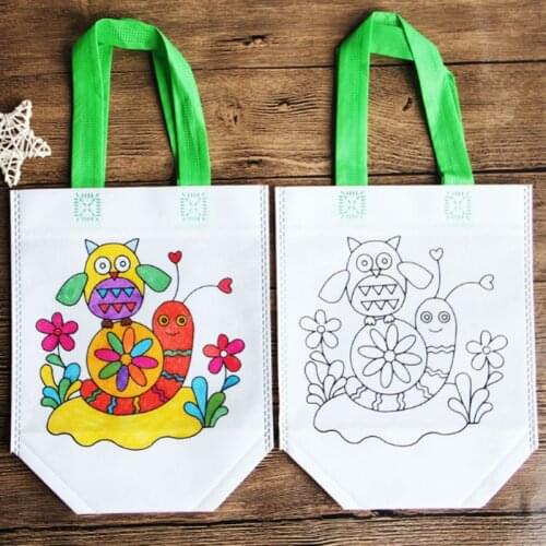 Funny Card Bag Games Graffiti Art Board Games for Children Adult Coloring Cards Bag DIY Board Game Family Children Kids Toys