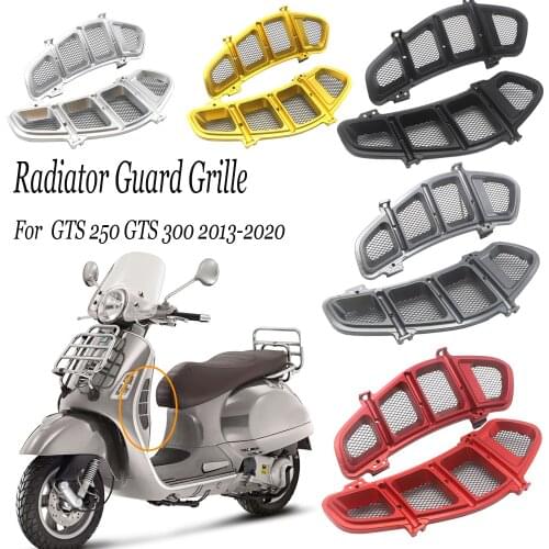For VESPA GTS250 GTS300 GTS 250 GTS 300 2013-2018 2019 2020 Motorcycle Left Right Radiator Guard Grille Protector Bezel Cover