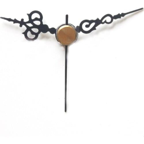 100sets S Shaft Clock Hand 51 Quartz Clock Accessory DIY black short Hands Metal Aluminum Material High quality DIY Clock kits