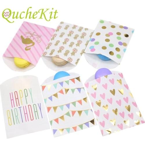 12Pcs/Lot Paper Bags For Gifts Wedding Favor Bag Candy Cookie Paper Bag Wedding Birthday Anniversary Favor Candy Gift Paper Bag