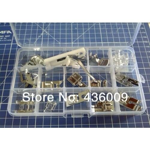 Free shipment presser foot Sewing feet kits presser feet for singer brother toyota babylock