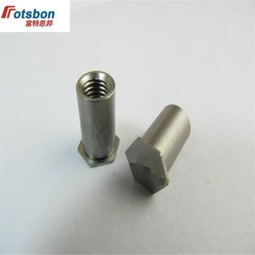 BSOA-8632-30 Blind Hole Threaded Standoffs Self Clinching Feigned Crimped Standoff Server Cabinet Sheet Metal Spacer PEM Rivet