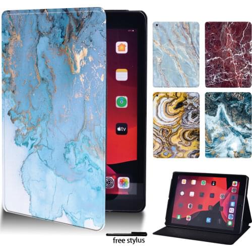 Marble Pattern Tablet Cover Case for Apple IPad 8th 7th/5th 6th/Air 1 2 3/Air 4 10.9"/IPad 234/Mini 1 2 3 4 5/Pro 9.7" 10.5" 11"
