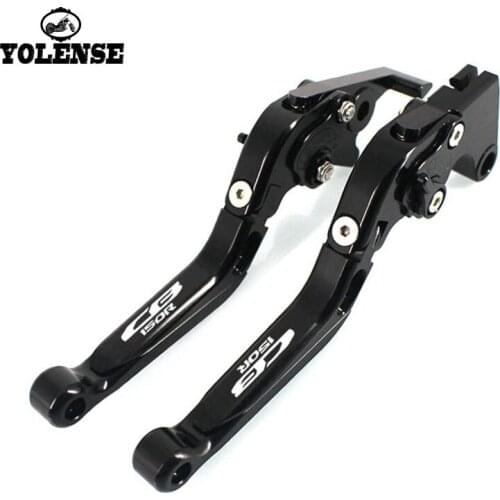 For HONDA CB150R CB 150R CB150 R 2017 2018 Motorcycle Accessories Folding Extendable Adjustable Brake Clutch Levers logo CB150R
