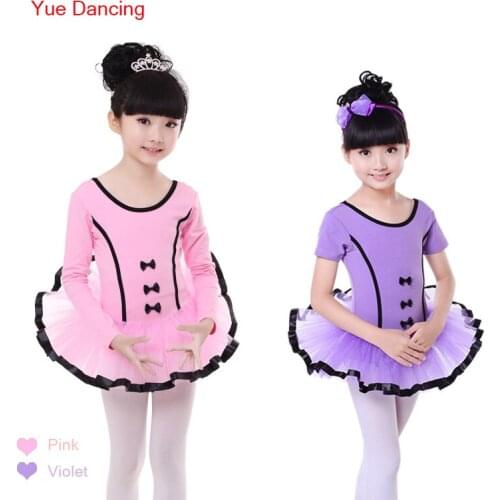 Long Sleeved Gymnastics Leotard Ballet Tutu Dancewear Ballet Clothes Children Ballerine Girls Ballerina Dress Ballet Costumes