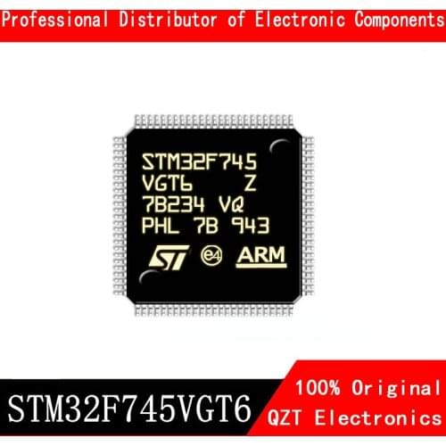 5pcs/lot new original STM32F745VGT6 STM32F745 LQFP100 microcontroller MCU In Stock