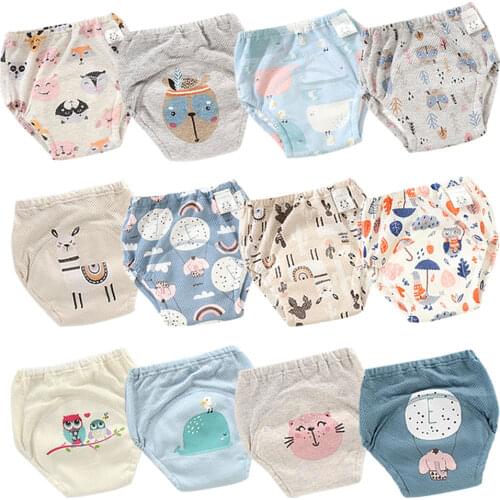 Baby Summer Thin Diapers Cotton Panties Newborn Reusable Cloth Nappy Girl Underwear Infant Training Pant Boy Washable Diaper