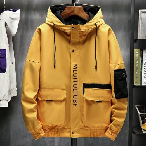 2121 New Men‘s Jacket Hip Hop Casul Streetwear Men Coats Windbreaker Outwear Fashion Bomber Jacket Male Overcoat Dropshipping