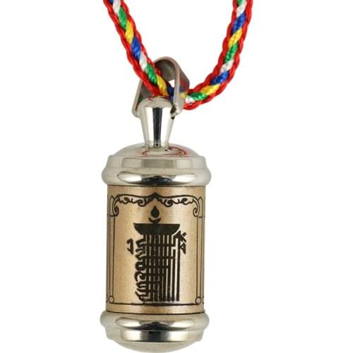 Shuangyan Curse Pendant Titanium Steel Amulet Necklace for Men and Women Transporting 10-phase Free Can Open Gawu Box