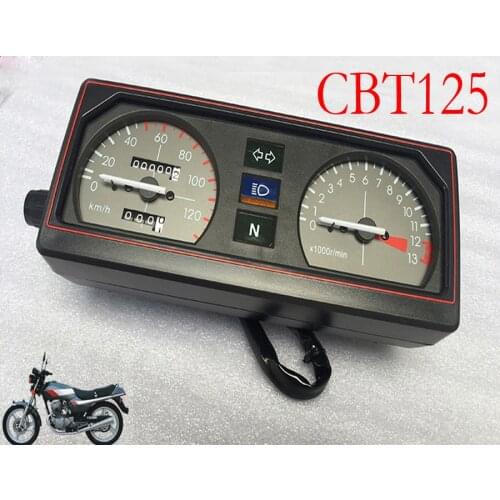 E0173 Mortorbike Speedometer Gear Gauges Instrument For Honda CBT125 CL125-2 Odometer Speedo Accessories