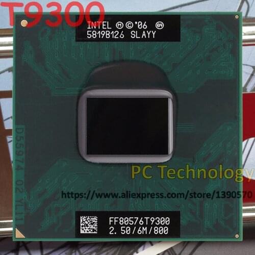 Intel Core 2 Duo T9300 SLAYY SLAQG 2.5GHz 6M 800MHz CPU Socket P processor free shipping (ship out within 1 day)