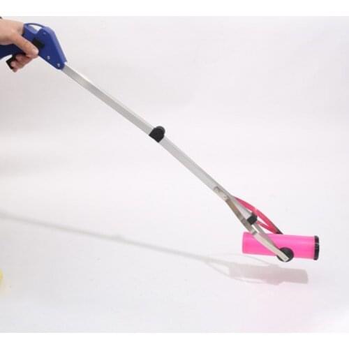 1PCS Folding Household Garbage Picker Alloy Trash Grabber Waste Leaves Pick Cleaning Up Clip Garden For Garden Tool Tool