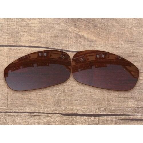 Vonxyz Bronze Brown Polarized Replacement Lenses for-Oakley Split Jacket Frame