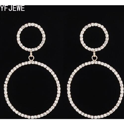 YFJEWE 2019 New Women Big Small Circle Earring Statement Fashion Jewelry Accessories Loop Earrings For Woman #E617