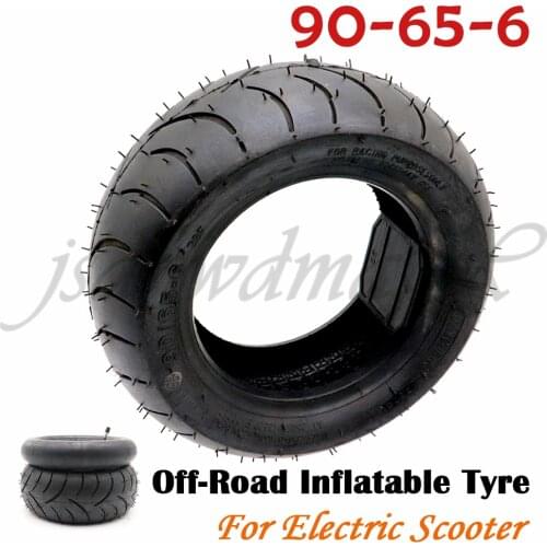 90/65-6 Tire Tubeless Vacuum Tyre for Electric Scooter Accessories Electric Scooter Parts Vacuum Tire Thickening Tubeless Tyre
