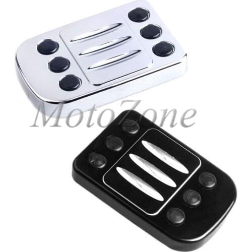 Motorcycle Accessories CNC Large Brake Pedal Pad Cover Compatibility For Harley Touring Softail Dyna Street Glide Electra Glide
