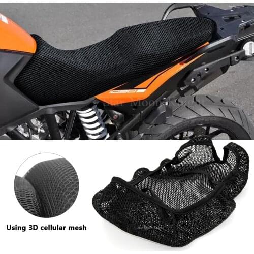 For 990 1090 1190 1290 Adventuer Motorcycle Seat Cushion Cover Net 3D Mesh Protector Insulation Cushion Cover