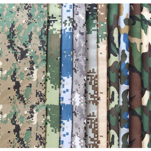 1.45M Width Polyester Digital Jungle Camo Cloth Breathable Wear Resistant Fabric for DIY Gun Storage Bag Tactical Vest Material
