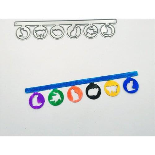 Metal Cat Lantern paper die cutting dies for Scrapbooking/DIY Easter wedding Halloween Easter card