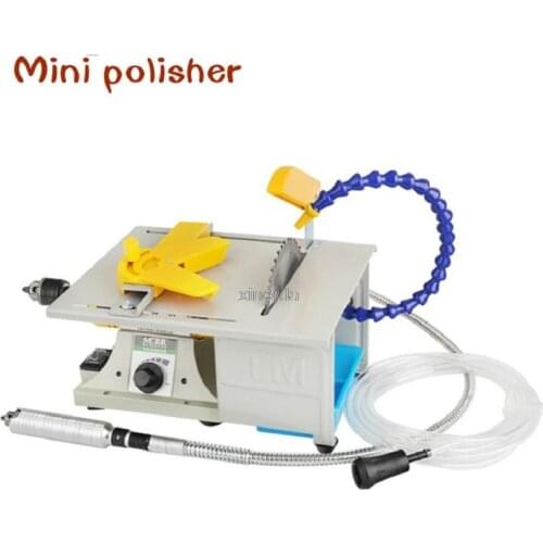 Mini 850W Multifunction Table Saw Stone Polisher Jade Engraving Machine Grinding machine Table Saws Cutting machine