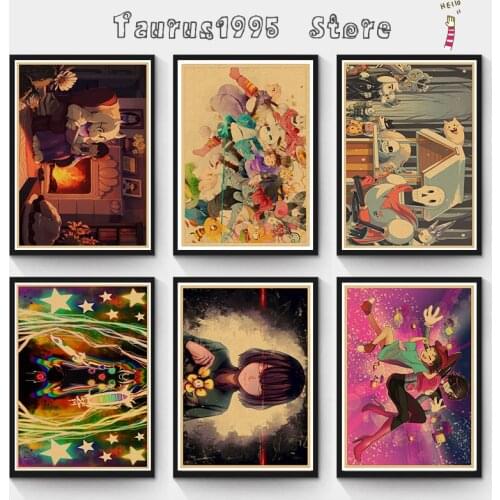 New Game Undertale Anime Manga Wall Poster Scroll Home Decoration Wall Art Movie Kraft paper Poster