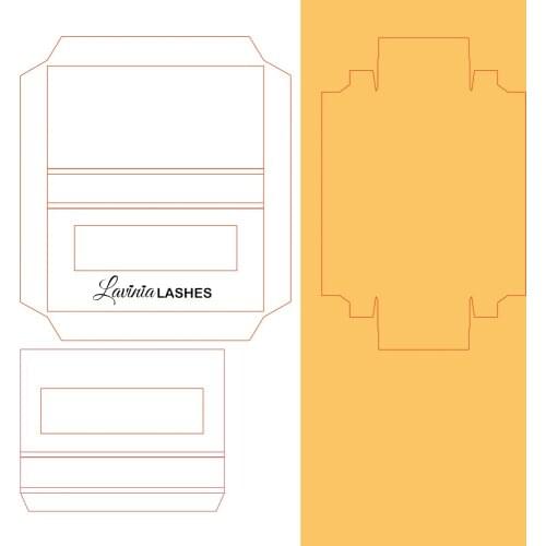 Wholesale eyelash packaging box lash boxes packaging custom logo faux mink lashes rectangle magnetic case with tray bulk vendors