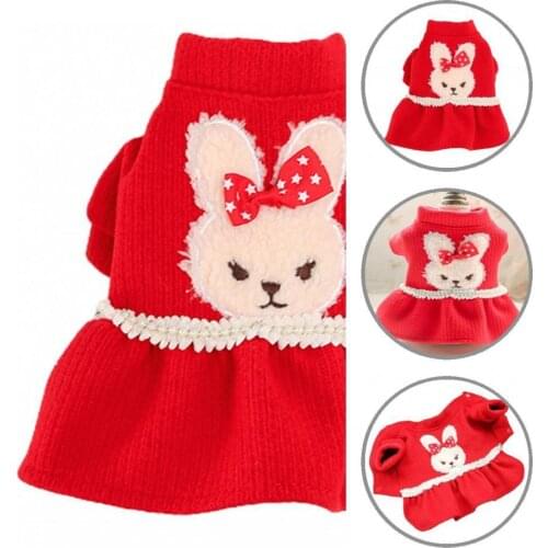 Casual Stylish Cat Dog Two-legged Dress Washable Pet Dress Close-fitting for Daily Wear