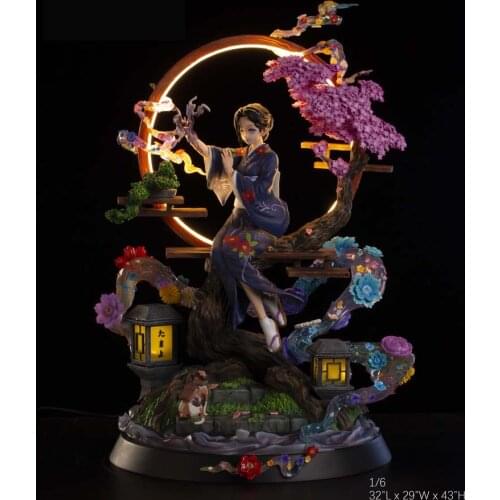 Presale Demon Slayer [Yihong] Magic Cube Zhushi GK Limited Statue Figure