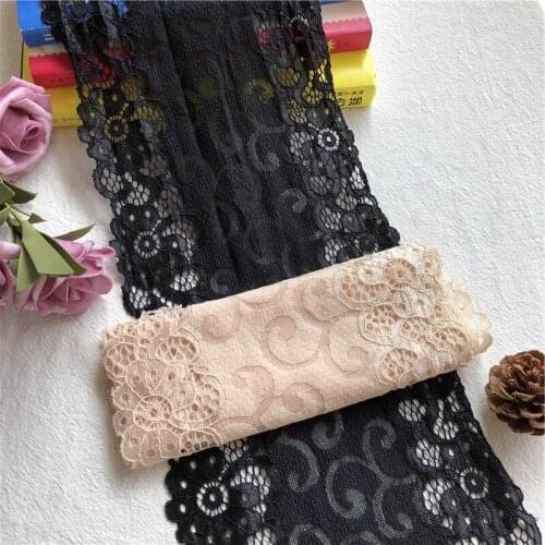 Handicrafts wide embroidered net lace trim ribbon diy wedding/birthday/christmas decorations 16.5cm