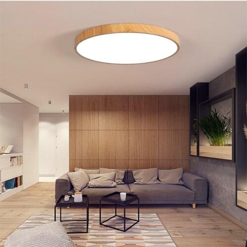 Modern imitation wood grain pattern LED balcony ceiling lamp aisle lamp study room lighting bedroom lamp factory direct sales