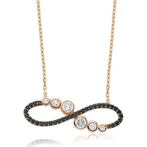 Tevuli 925 Sterling Silver Water Way Infinity Lady Necklace