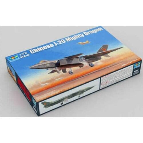 Trumpeter 01663 1/72 Plane J-20 Mighty Dragon Stealth Fighter Aircraft Model Kit TH05778-SMT2