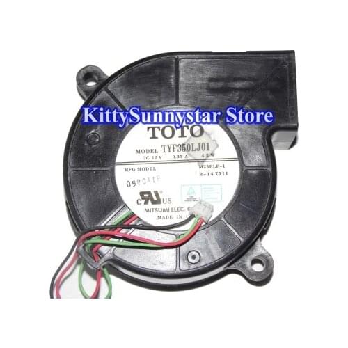 Projector Cooling Fan TYF350LJ01 M25BLF-1 12V 0.35A 4.2W 3 Wires 60mm Blower