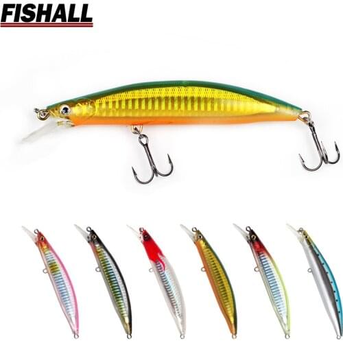Sea Fishing Inner Holographic Lure Wobbler 120mm 22.5g 135mm 30g Floating Depth 1.2m 1.5m Saltwater Bait Tackle